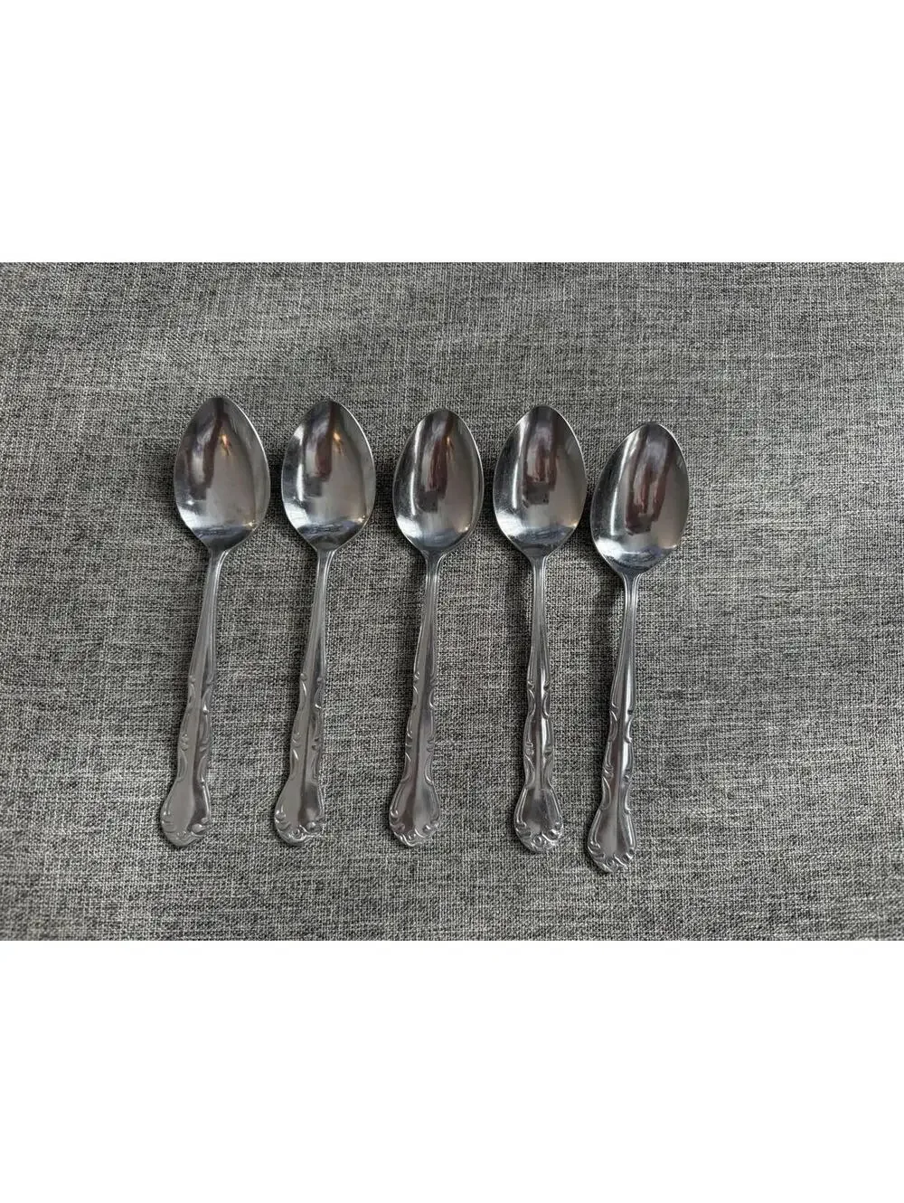 Stainless Steel Flatware By Present Trading Co Japan 1776 Pattern Teaspoons 5